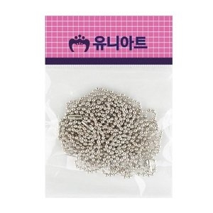 유니아트 쇠재료 군번줄 은색 70cm 4개입 WFH1XD1_이미지