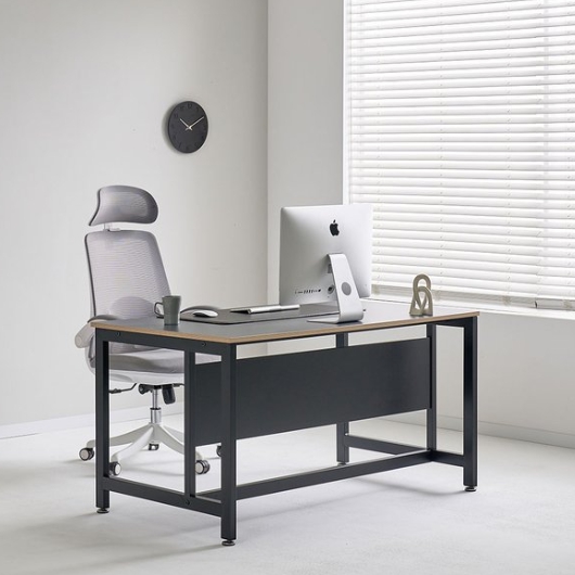 TS퍼니처 TS-03 LPM 가림막 철재 책상 (1400x800)_이미지
