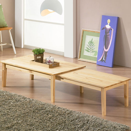 한솔종합목재 그로잉퍼니쳐 다빈치 원목 좌탁