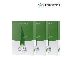 김정문알로에 시즌2 큐어 더퍼스트 솔루션 알로에 마스크 (30매)_이미지