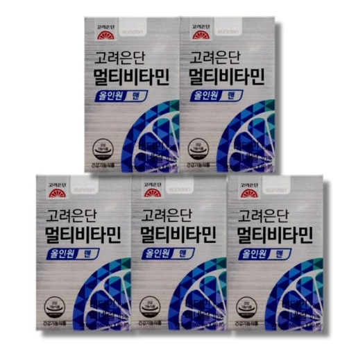 고려은단 멀티비타민 올인원 맨 60정 (5개)