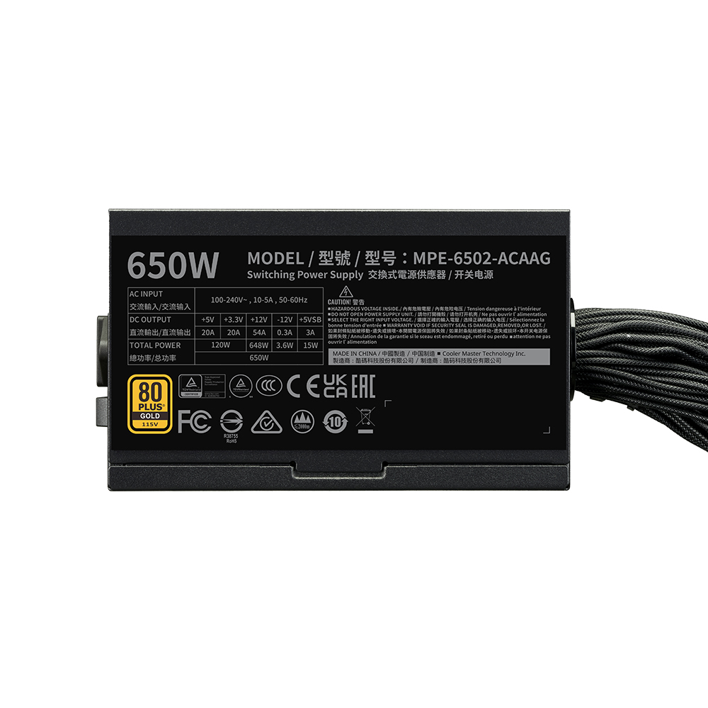 �𷯸����� MWE GOLD 650 V3 ATX3.1 ����