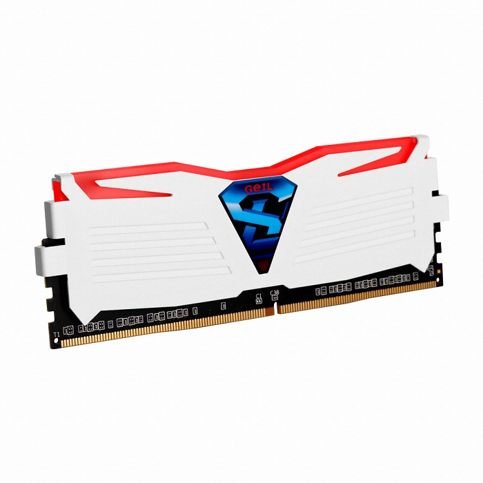 GeIL DDR4-3200 CL16 SUPER LUCE WHITE 레드 패키지 (16GB(8Gx2))_이미지