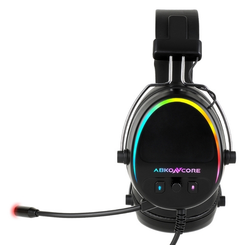 앱코 ABKONCORE B700M ENC 가상 7.1 RGB 스펙트럼 3D 멀티 플랫폼 게이밍 헤드셋 (정품)_이미지