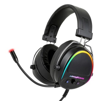 앱코 <b>ABKO</b><b>NCORE</b> B700M ENC 가상 7.1 RGB 스펙트럼 3D 멀티 플랫폼 게이밍 헤드셋