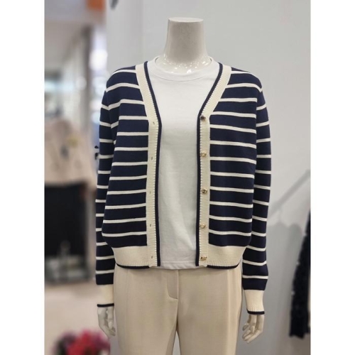 오프리미츠 세이브존02 스트라이프 가디건 B25KC2309