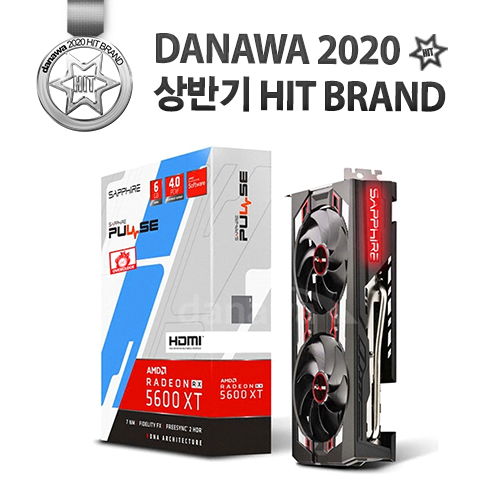 SAPPHIRE �󵥿� RX 5600 XT PULSE OC D6 6GB Dual-X