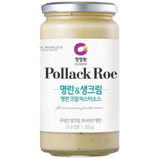 청정원 명란&생크림 명란 크림 파스타소스 350g (1개)_이미지