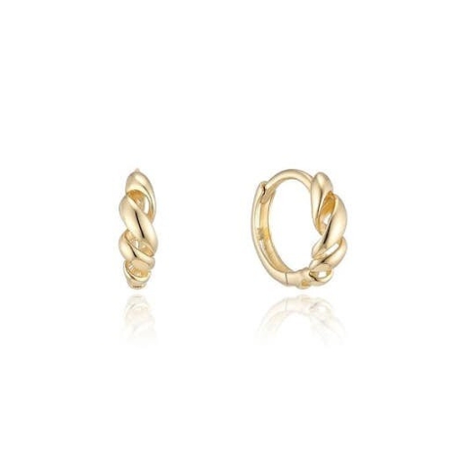 GB 벌룬 트위스트 10K GOLD 원터치 링 귀걸이 LOTP3015T