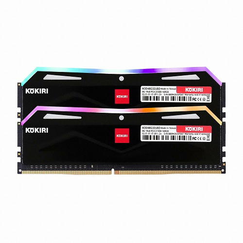 디자인 DDR4-2666 CL17 RGB 블랙 패키지 (16GB(8Gx2))