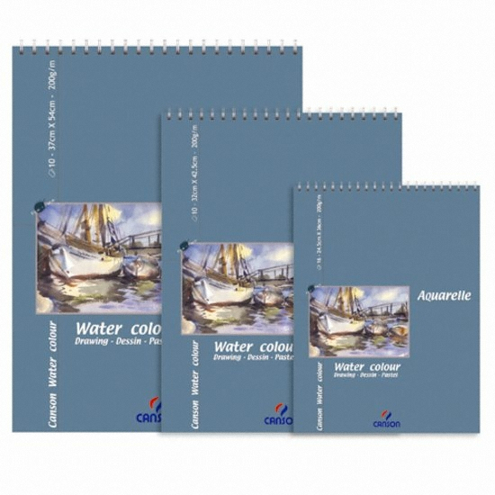 캔손 수채 엠보싱 스케치북 200g (5절)_이미지