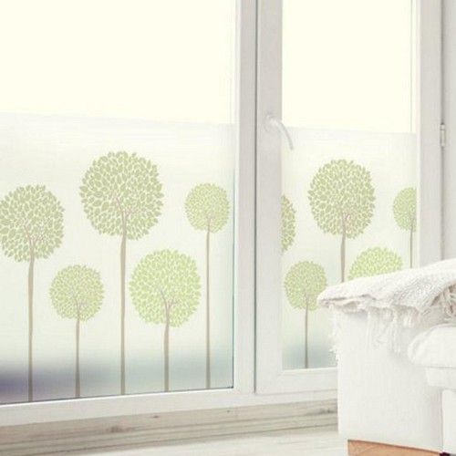 꾸밈 무점착 글라스 시트지 그랜드 디자인 트리 (100cm x 1m)_이미지