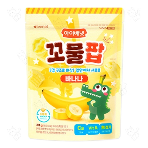 아이배냇 꼬물팝 바나나 30g (1개)