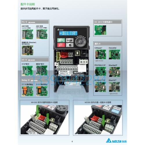 델타 VFD17AMS23ANSAA MS300 시리즈 3.7KW 3상 220V 인버터_이미지