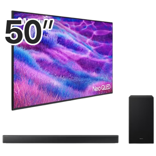 삼성전자 네오QLED KQ50QNF80AFXKR (벽걸이+사운드바, HW-B650F)_이미지