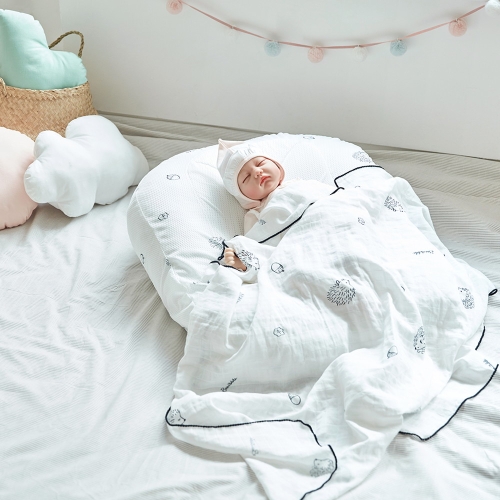 보니타베베 로에 역류방지쿠션+2중 거즈블랭킷 세트