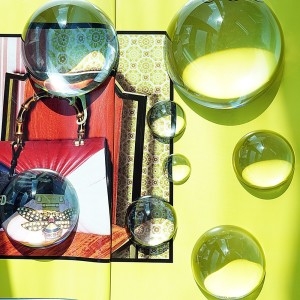 아이디어핸즈 유리반구 유리돔 크리스탈돔 투명반구 사진 문진 선물