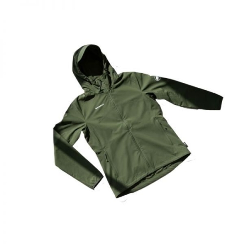 마무트 25 그라나이트 소프트쉘 후드 자켓 아시안핏 여성 M21E5FT001_KH