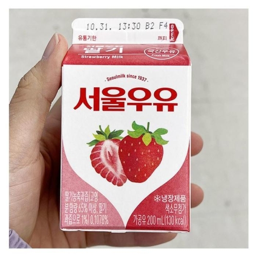 서울우유 딸기우유 200ml (5개)_이미지