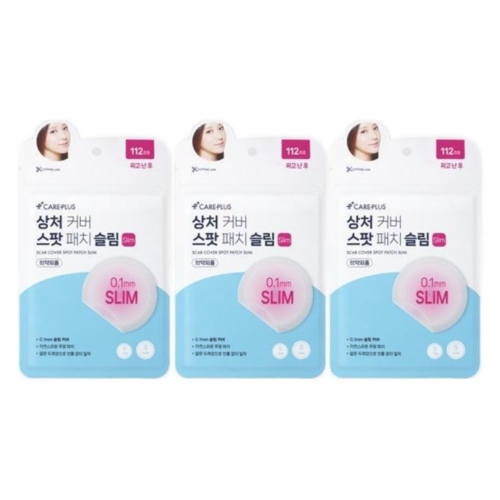 케어플러스 상처 커버 스팟 패치 슬림 112매 (3팩(336매))_이미지