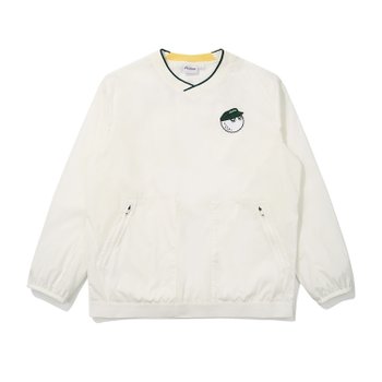 말본골프 브이넥 우븐 피스테 M5121PPI02WHT