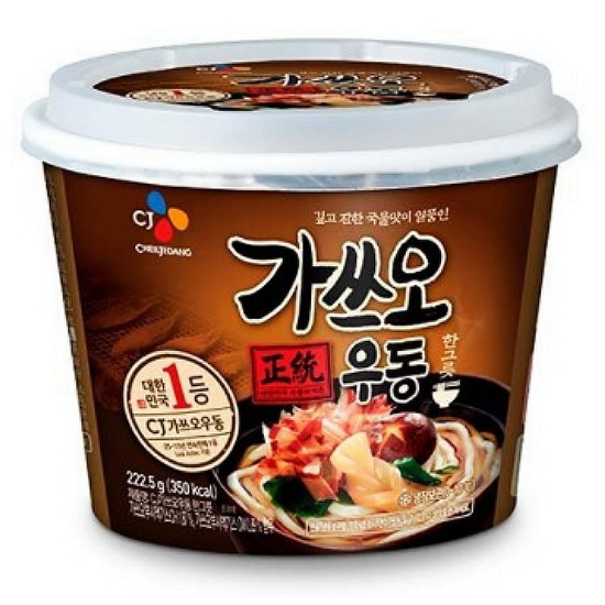 CJ제일제당 가쓰오 우동 한그릇 222.5g (5개)