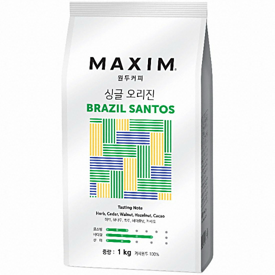 동서식품 맥심 싱글 오리진 브라질 산토스 1kg (1개)