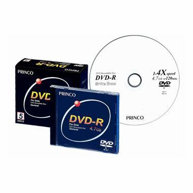프린코 DVD-R 4.7GB 4x 쥬얼 5장_이미지