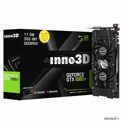 INNO3D 지포스 GTX1080 Ti D5X 11GB X2 트윈쿨러