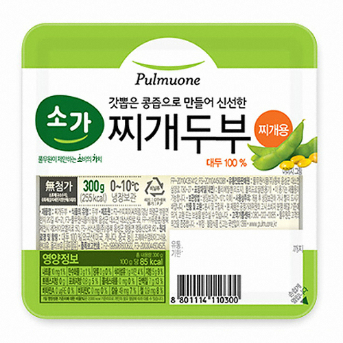 풀무원 소가 찌개<b>두부</b> 찌개용 300g