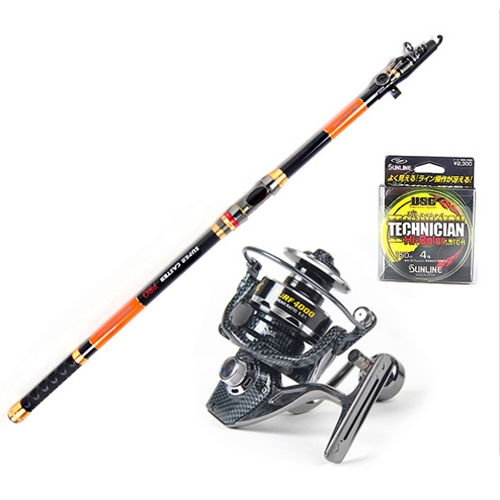 해동조구 슈퍼캐스터 프로+서프릴 4000 세트 (S450)