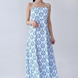 셀러허브 여성 여름 롱 시밀러룩 원피스 드레스 다낭 나트랑 JHQRVOWW_4B