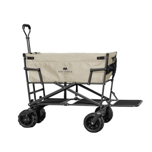 스테이심플 어반힐 2단 캠핑웨건 오트밀베이지_이미지