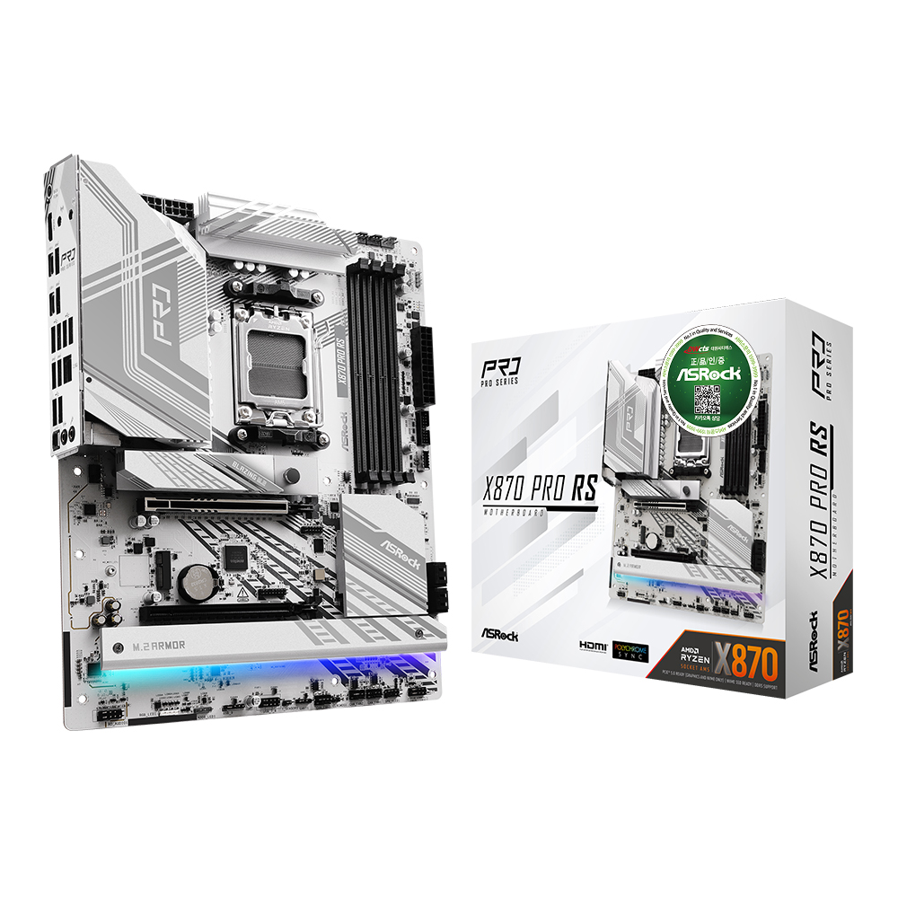 ASRock X870 Pro RS 대원씨티에스