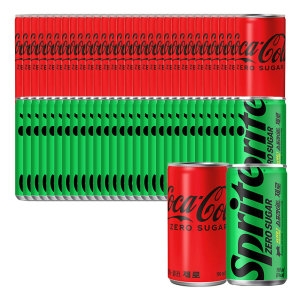 코카콜라 제로 190ml + 스프라이트 제로 190ml