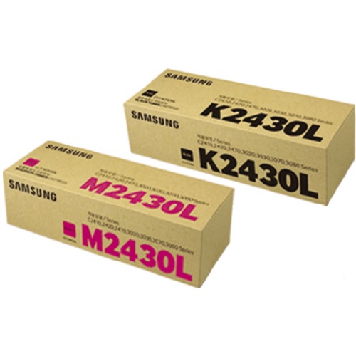 �Ｚ���� ��ǰ CLT-K2430L, CLT-M2430L 2�� ��Ʈ