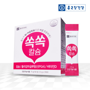  종근당건강 쏙쏙칼슘 2.5g 30포 [5개]