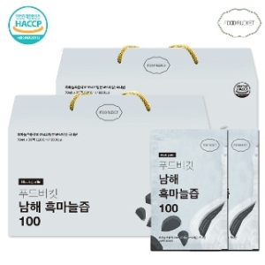 참들식품 푸드버킷 남해 흑마늘즙 100 70ml 60포