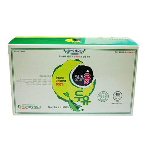 성연식품 검은콩 두유 무가당 195ml