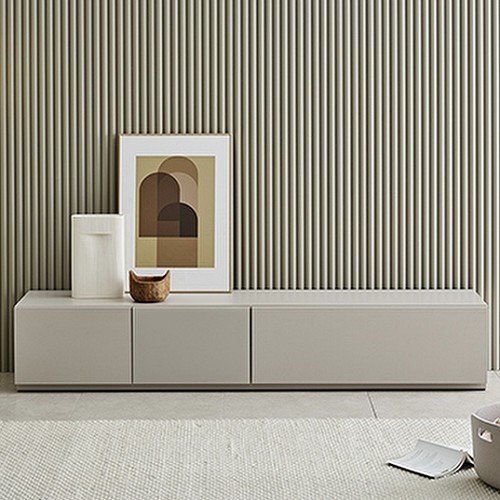 한샘 밀란 304 블랑 AV 낮은 거실장 2000