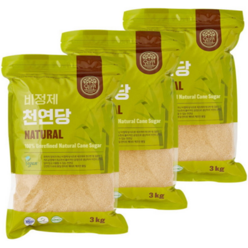 오르코 비정제 천연당 3kg (3개)_이미지