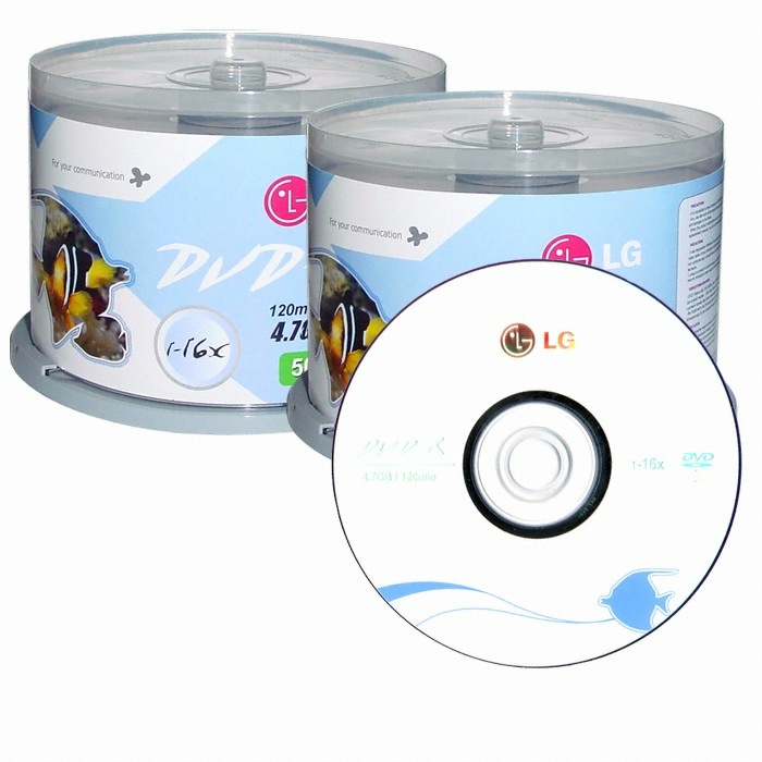 LG전자 DVD-R 4.7GB 16x 케익 (100장)_이미지