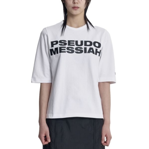 아조바이아조 Pseudo Messiah 미니 티셔츠 화이트 1908854_이미지