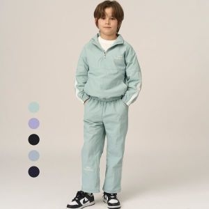 아동용 어센틱 나일론 배색 상하의 세트 YJCCSUE13238 네이비 120호