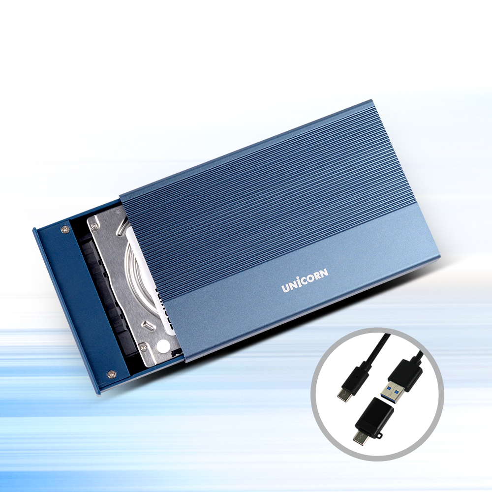 서진네트웍스 UNICORN HDD-800VA 외장하드 (1TB)_이미지
