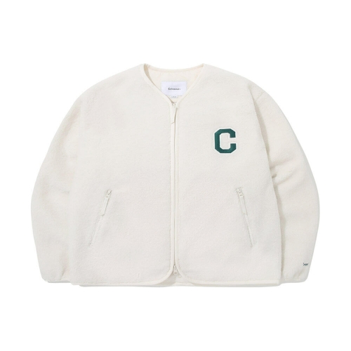 커버낫 C 로고 카라리스 쉐르파 자켓 3컬러 CO2403JK21_이미지