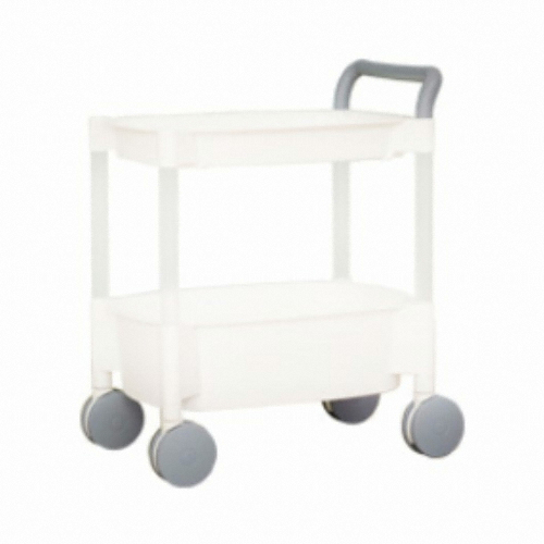 유원피에스 보노하우스 모던 리빙카트 2단 그레이 (1개)