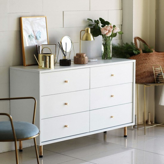 아이엔지홈 끌로에 와이드 3단 서랍장 1200_이미지