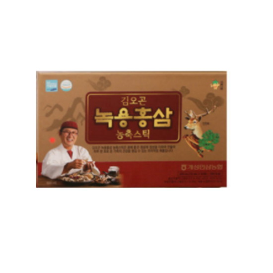 김오곤 녹용홍삼농축스틱 10ml 30포 (1개)_이미지