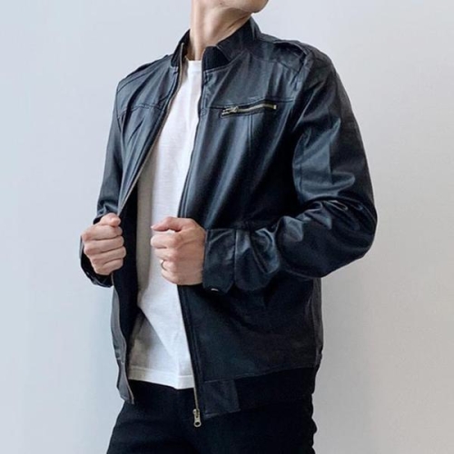 셀러허브 블랙 가죽자켓 하객룩 오토바이자켓 여행용 S10778768이미지입니다. 누르면 해당 게시물로 새창이동합니다.